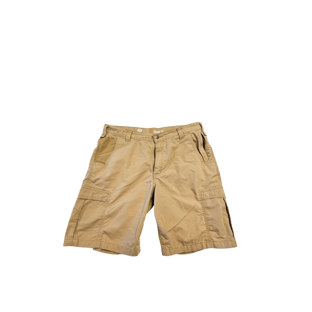 Carhartt Force Extremes Relaxed Fit Cargo Shorts Tan Khaki Ripstop Mens 38